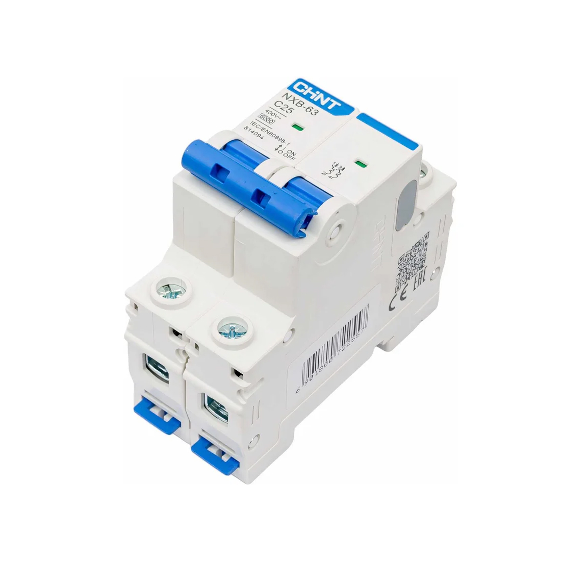 Автоматический выключатель CHINT NXB-63S 2P 6A C 4,5kA