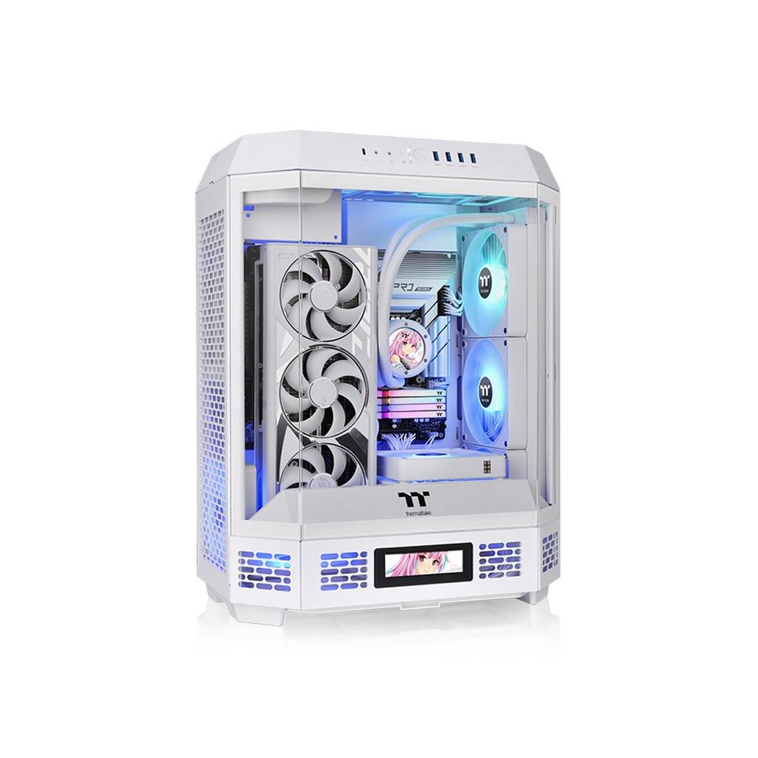 Компьютерный корпус Thermaltake The Tower 600 White без Б/П