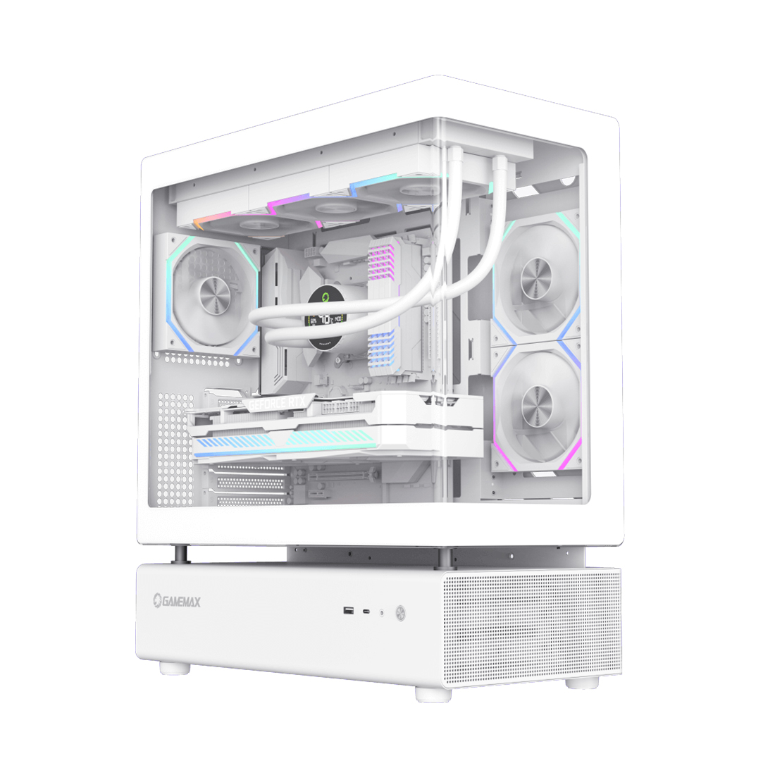 Компьютерный корпус Gamemax N80 WH White без Б/П