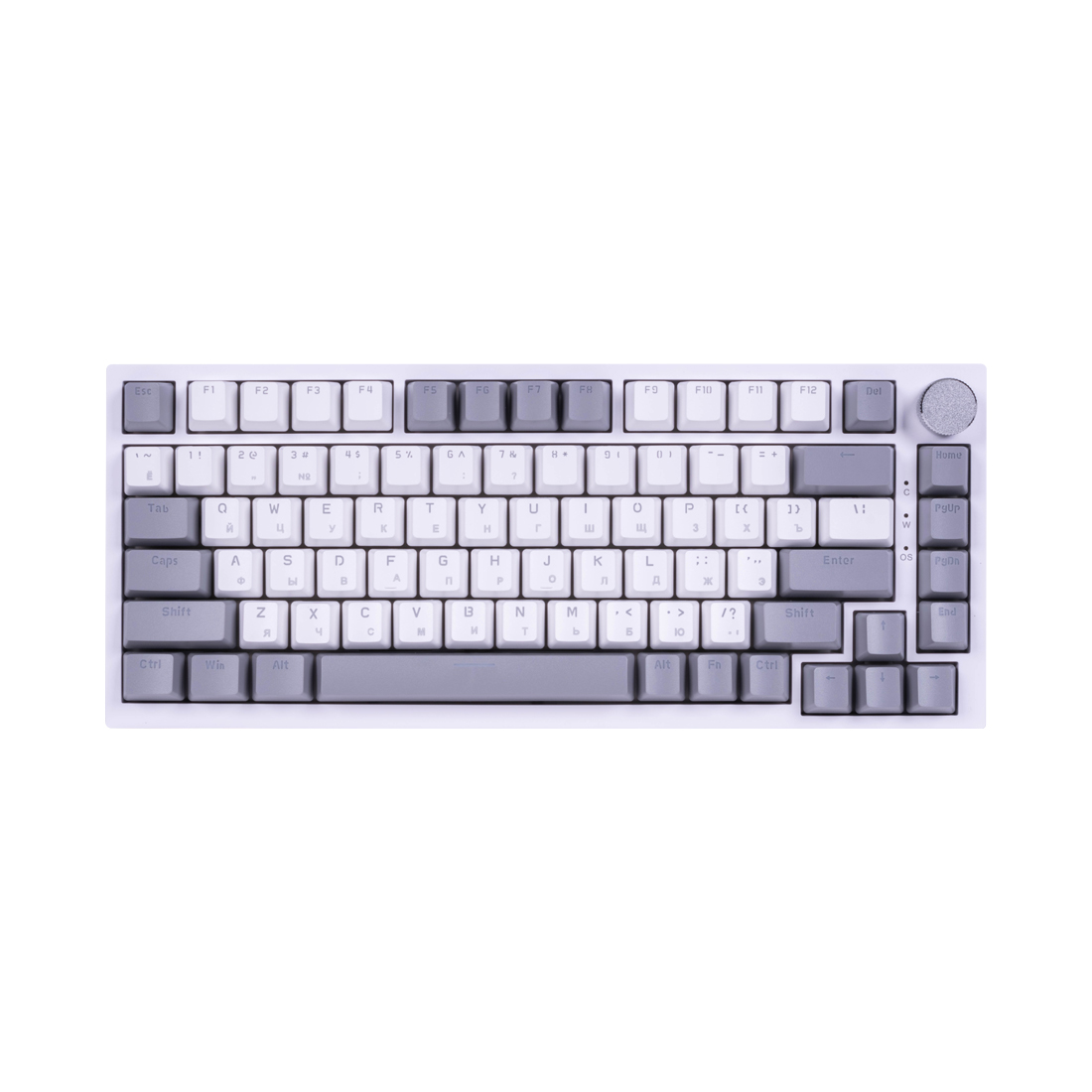 Клавиатура Ajazz AK820-AS Red Switch Белый
