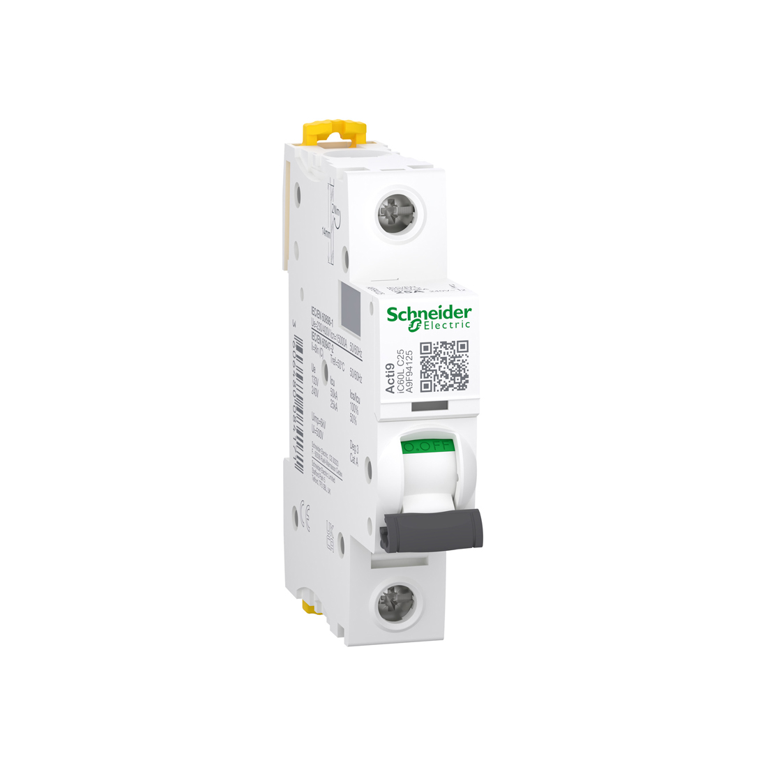 Автоматический выключатель SE A9F94125 iC60L 1П 25A C