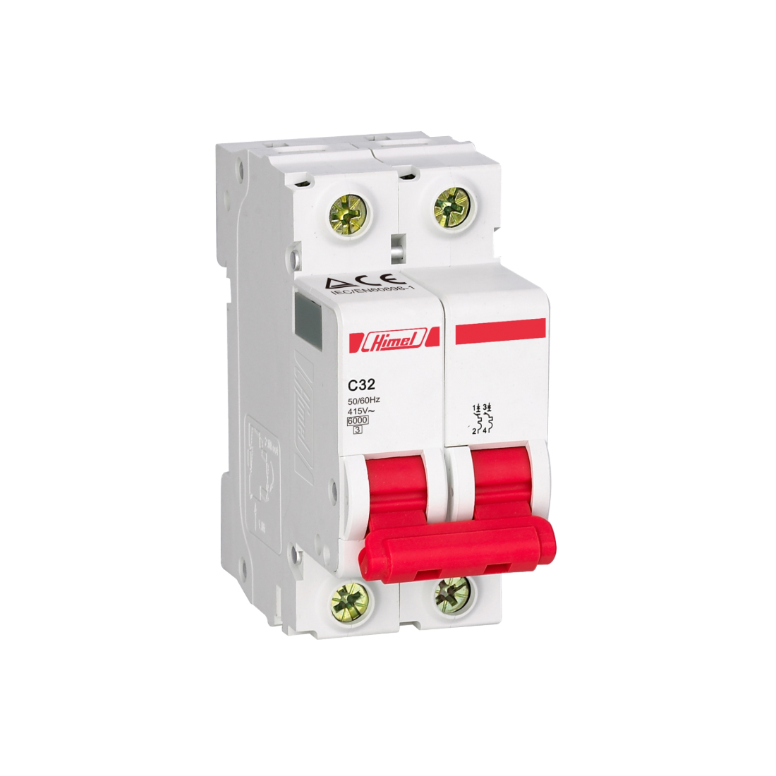 Автоматический выключатель Himel HDB3w 2Р 32А С 4,5кА
