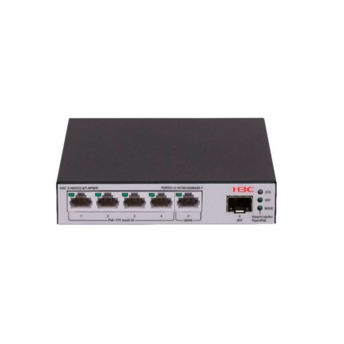 Коммутатор H3C LS-1600V2-6P-HPWR-GL