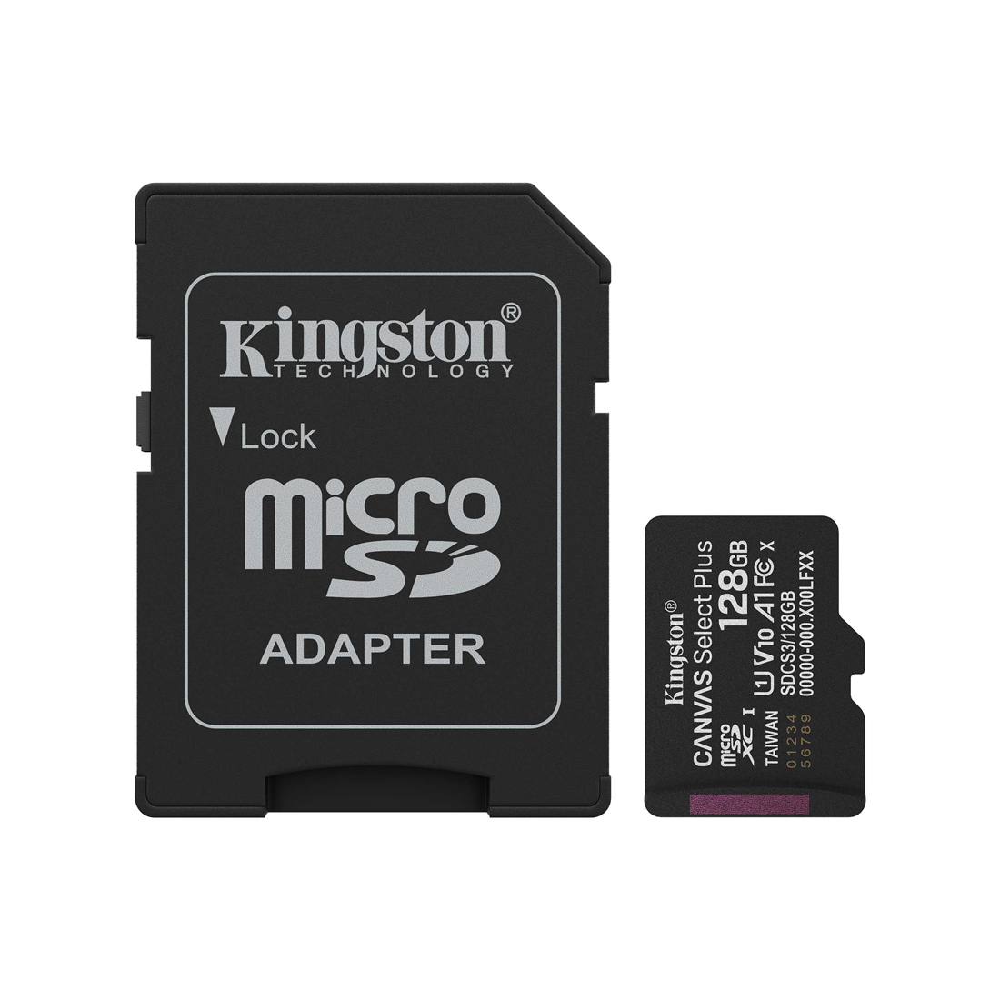 Карта памяти Kingston SDCS3/128GB Canvas Select Plus A1 U1 V10 128GB