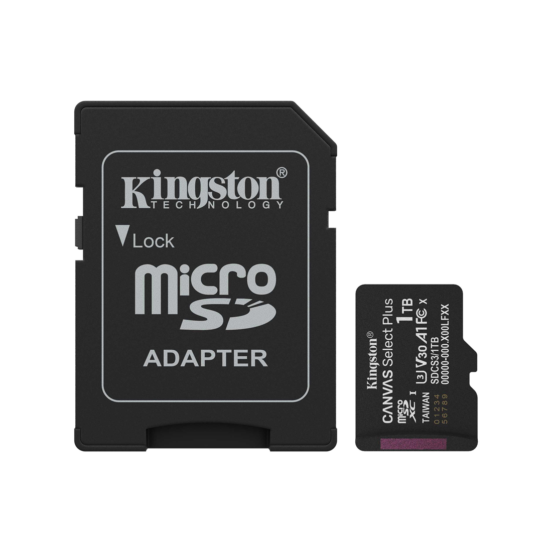 Карта памяти Kingston SDCS3/1TB Canvas Select Plus A1 U3 V30 1TB