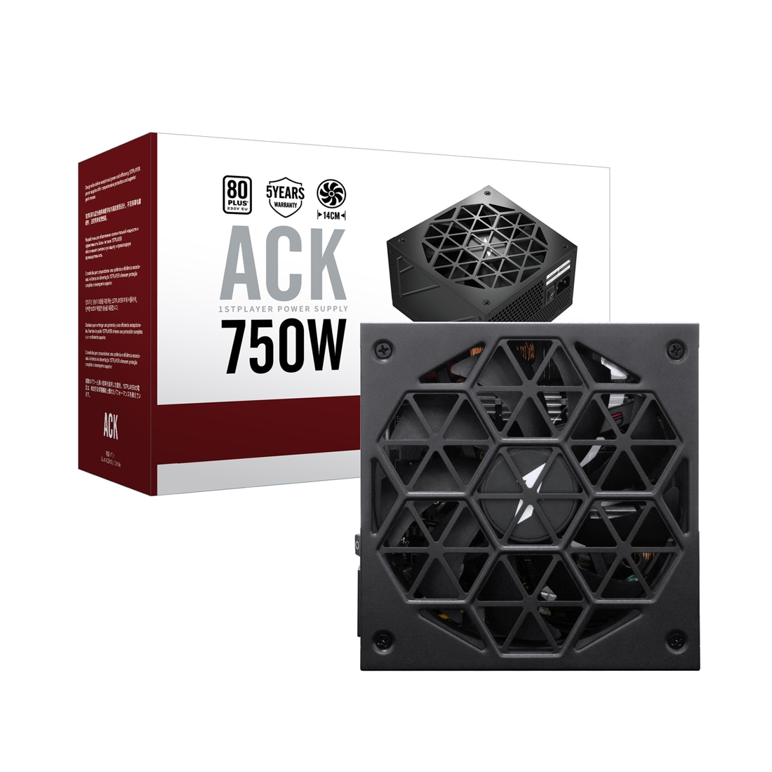 Блок питания 1STPLAYER HA 750W BA7 BK