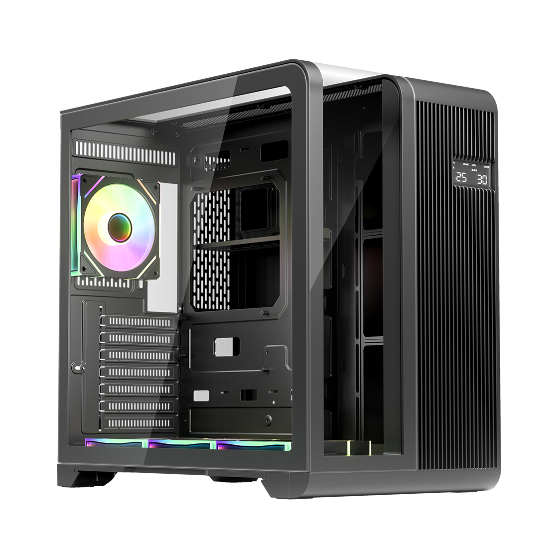 Компьютерный корпус 1STPLAYER RT7 BLACK без Б/П