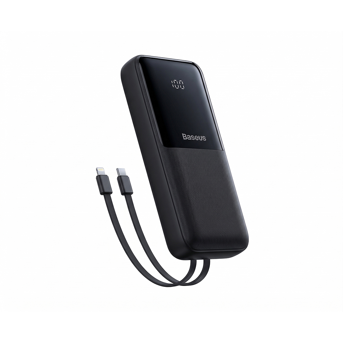 Портативный внешний аккумулятор Baseus Dual-Cable Power Bank Display 20000mAh 22.5W Cosmic Black